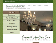 Tablet Screenshot of emeraldnecklaceinn.com